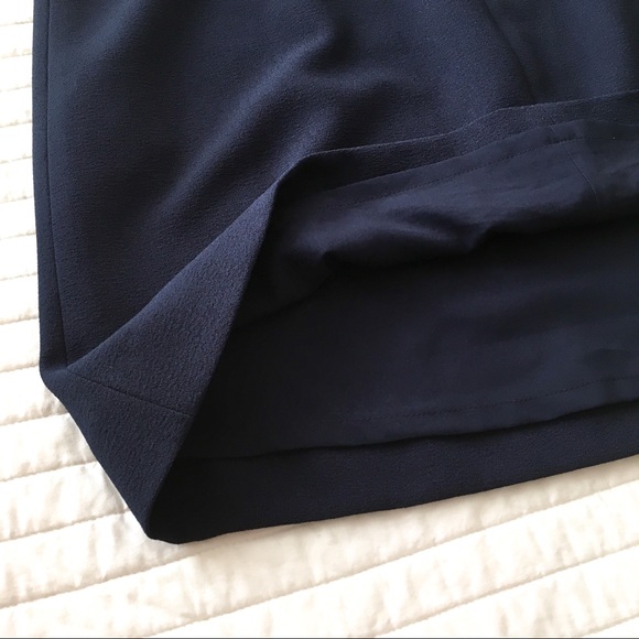 Vince Camuto Navy Sheath Dress Sz 10 - Black bead - Picture 7 of 8